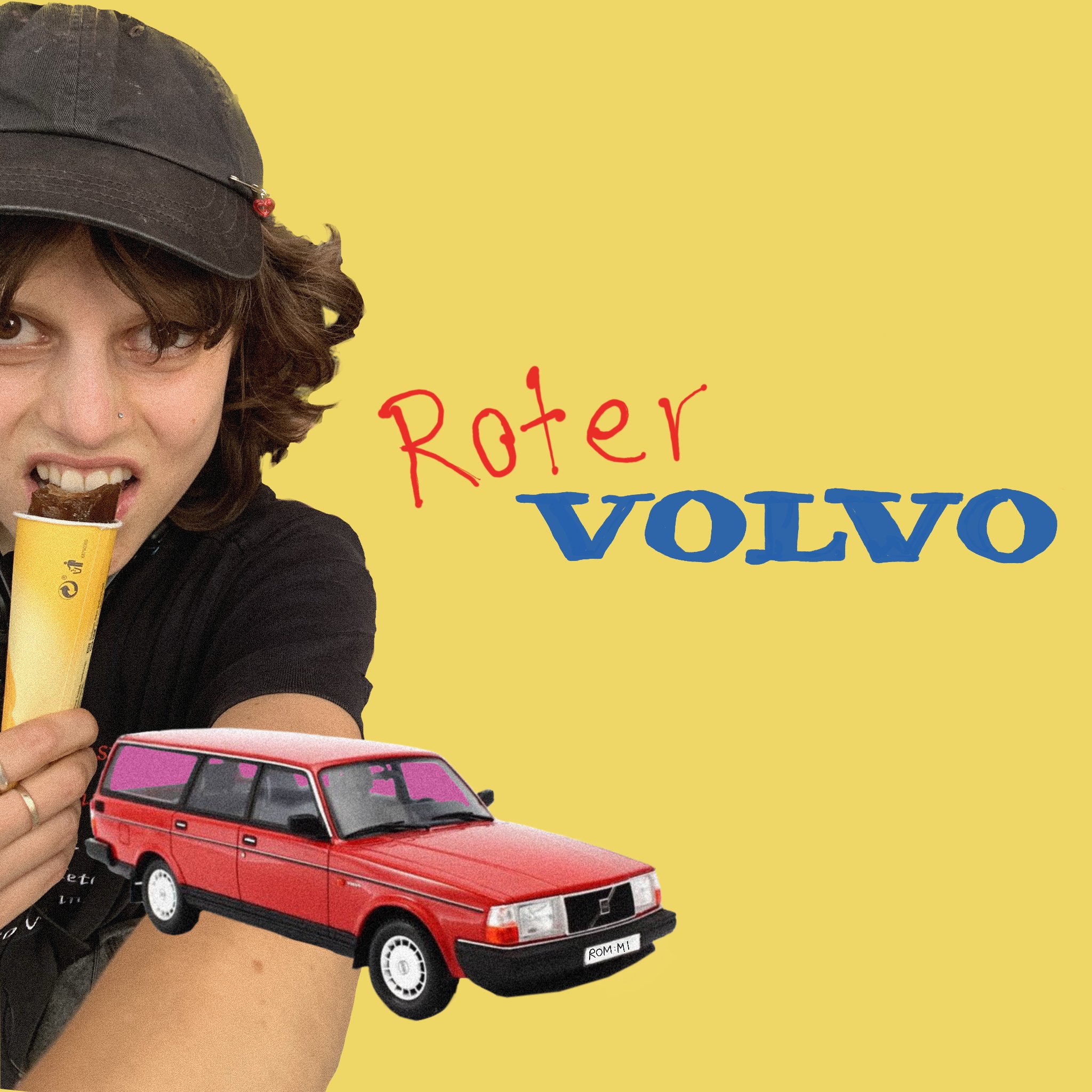 Single cover for Roter Volvo Musicvideo